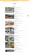 Screenshot of old trt concept store locator page