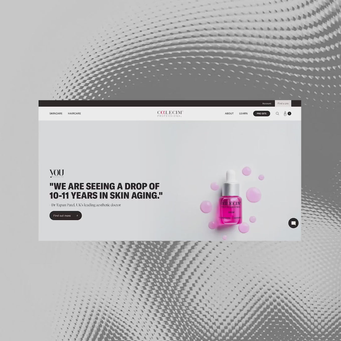 Video of Calecim homepage
