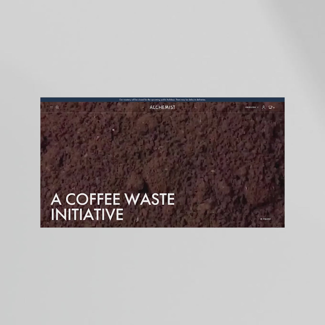 Video of Alchemist homepage